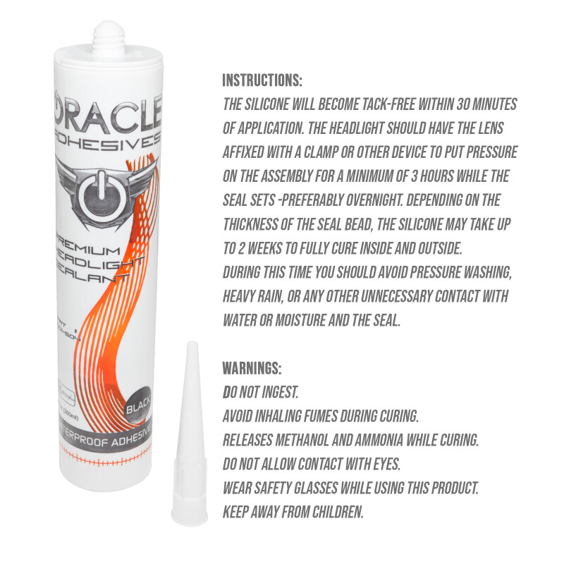 Oracle Headlight Assembly Adhesive For - 10 Oz Tube