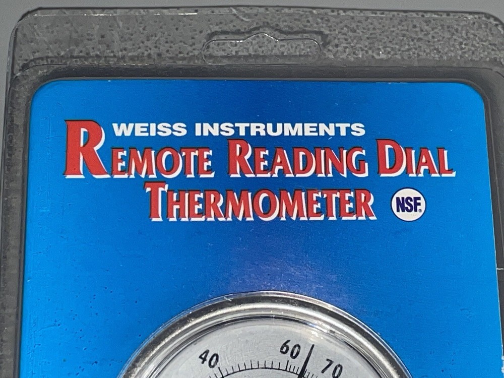 WEISS INSTRUMENTS 25BB-110 RF 2.5" REMOTE READING DIAL THERMOMETER