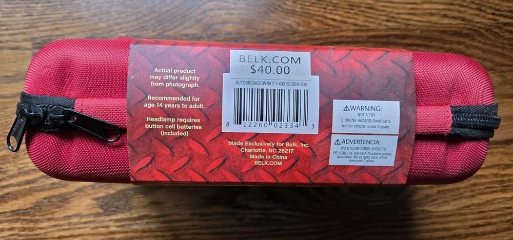 Saddlebred Garage Auto Emergency Kit