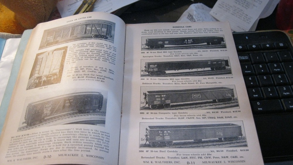 Walther Catalog 1946- 1947 both in fair shape