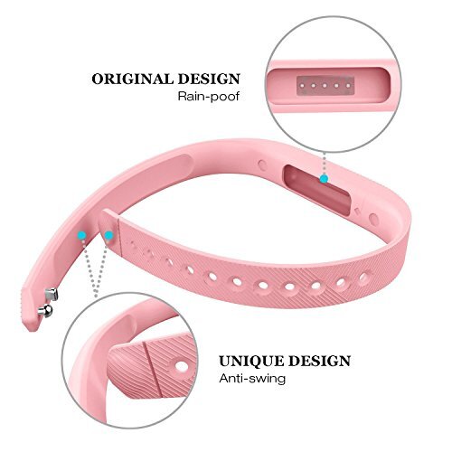 Compatible with Fitbit Flex 2 Bands,Replacement for Small B9:Lavender Pink Teal