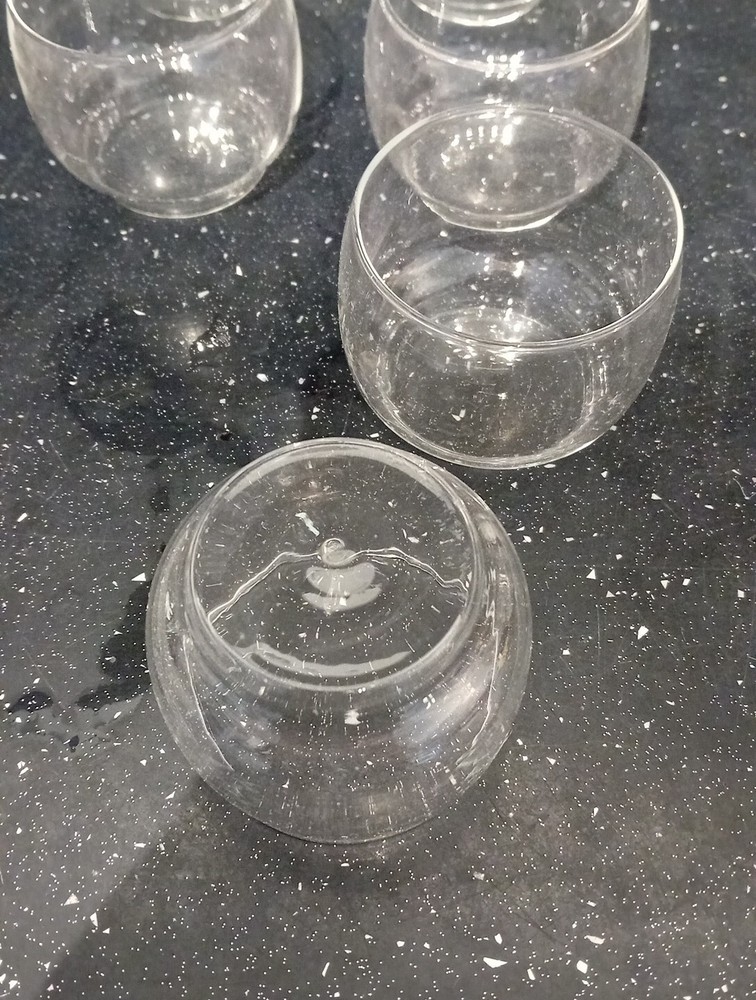 Box Of 6 Small Glass Containers