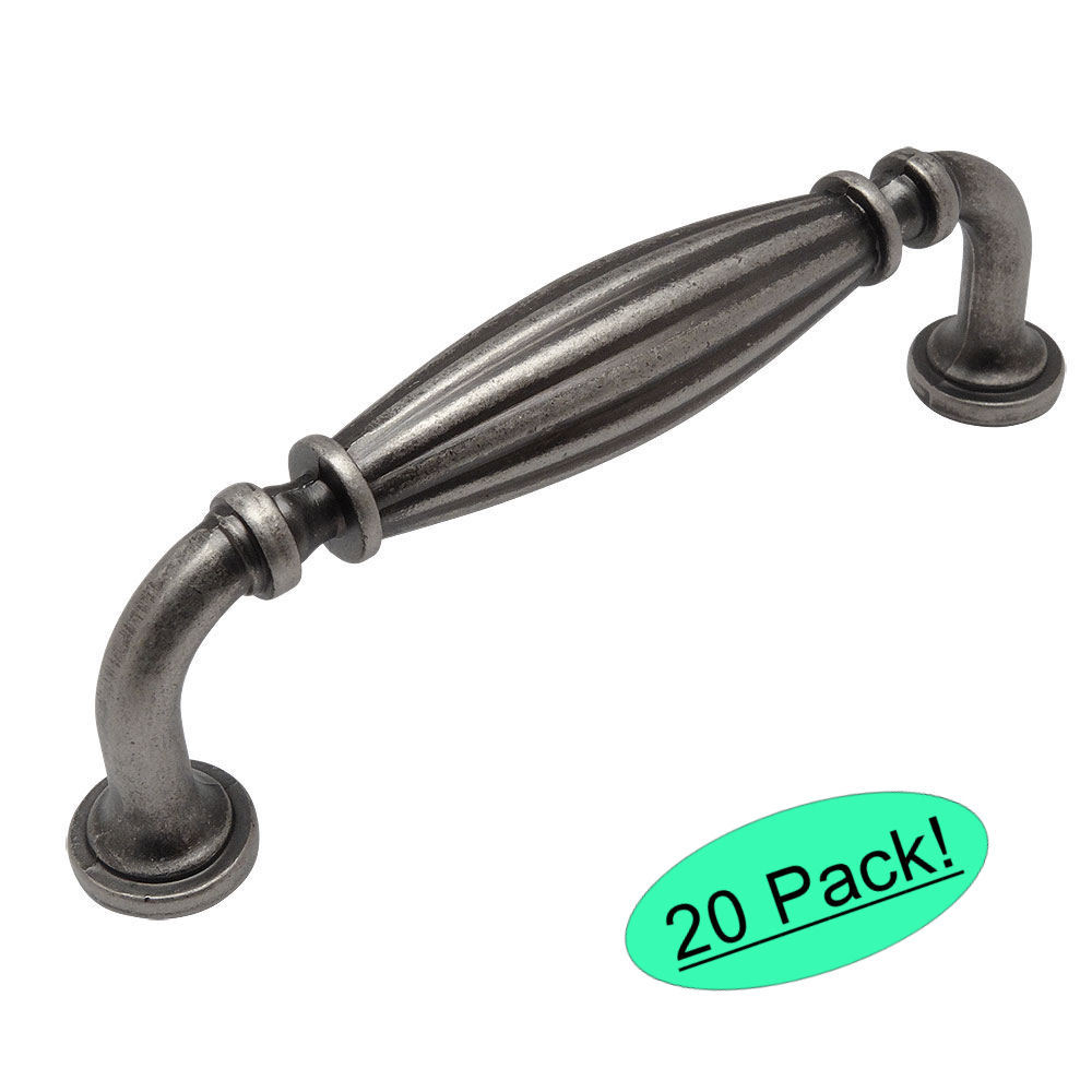 *20 Pack* Cosmas Cabinet Hardware Weathered Nickel Handle Pulls #7123WN