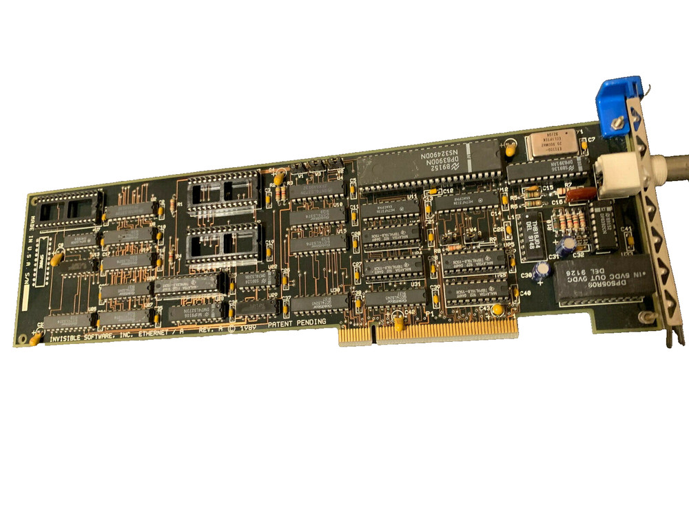 CONTROLLER INVISIBLE SOFTWARE IBM ETHERNET SOME IC'S PRE-OWNED RARE QTY-1