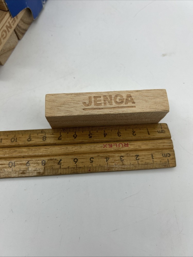Vintage 1988 Original Jenga Game Retro Complete