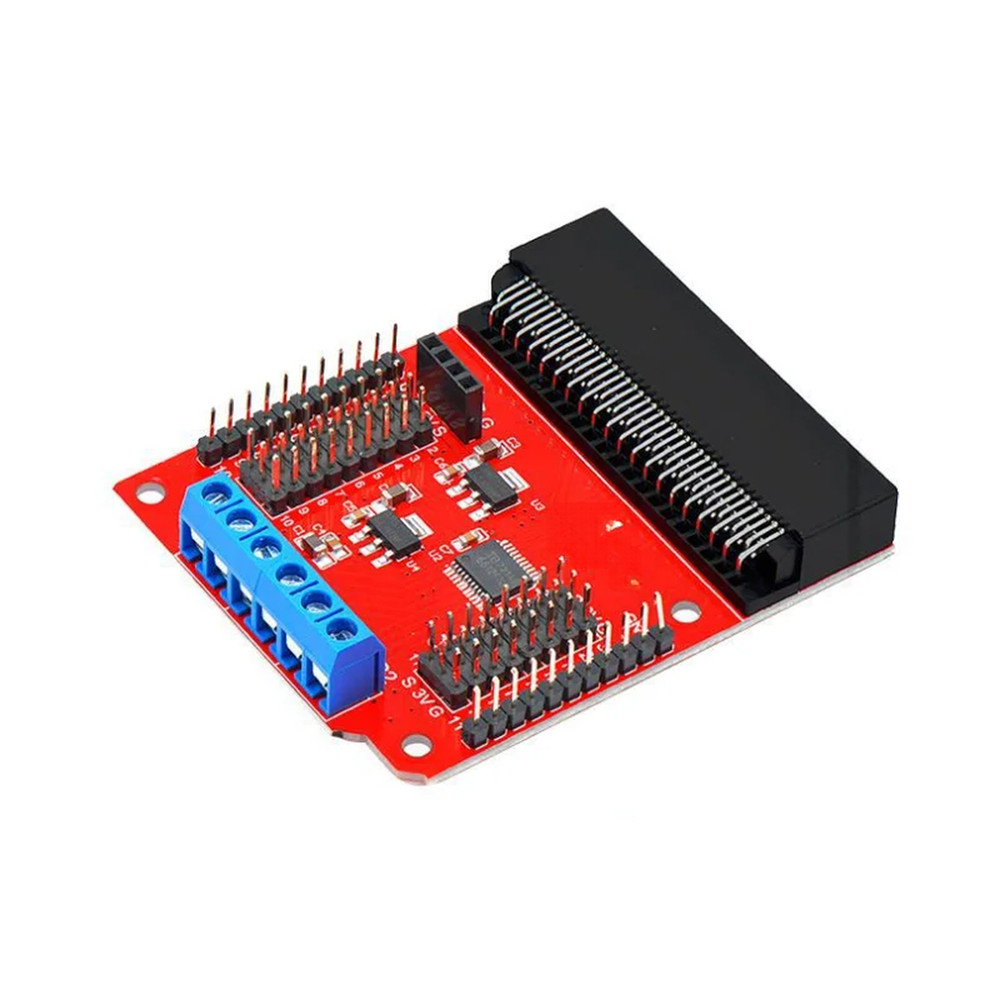 DC Motor Control Expansion Board Compatible with Tiny:bit Microcontroller