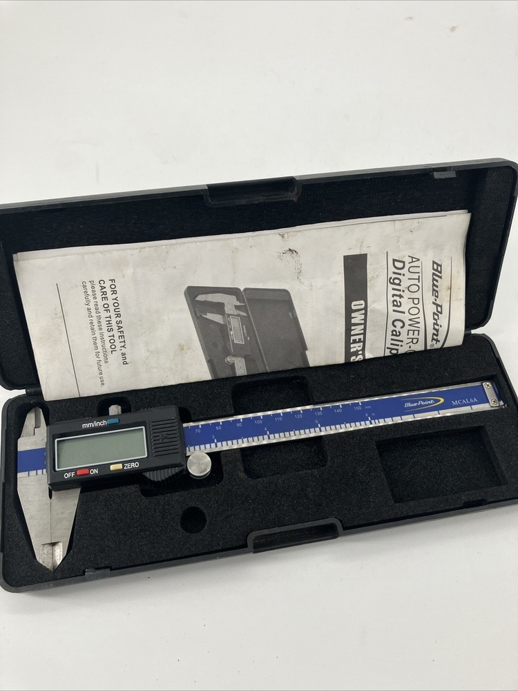 Blue Point Digital Display Caliper by Snap on model# MCAL6A Ships Fast