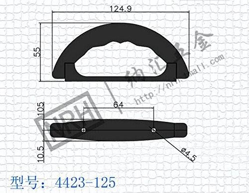Plastic Case Handle for Guitar case Musical case or Luggage,4423 Black