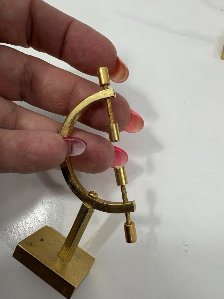Brass Caliper Artifact Display Stand