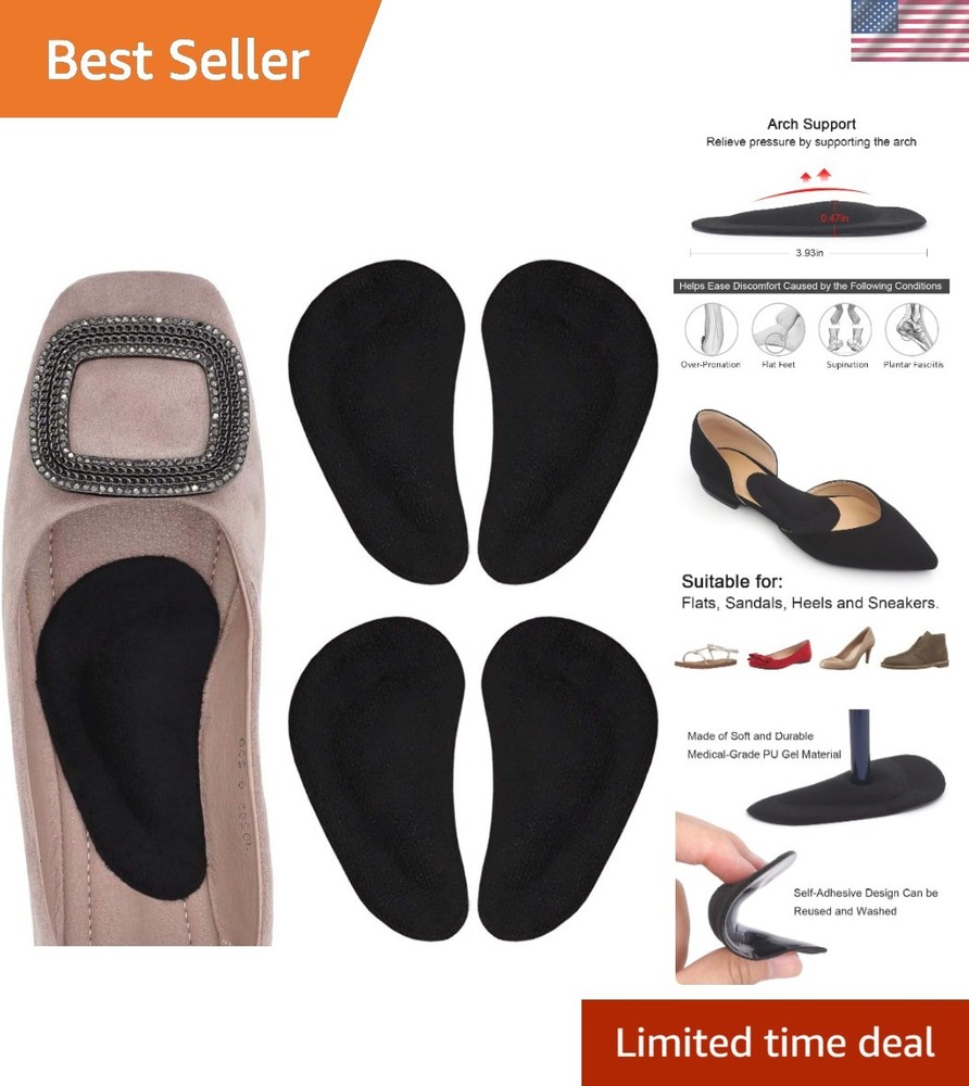 Versatile Arch Support Insoles for All Shoes - Ultimate Foot Comfort Solution