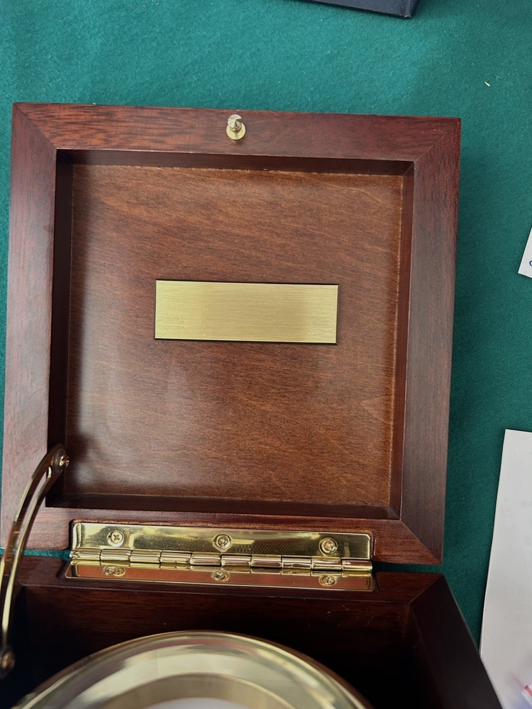 Weems & Plath Gimballed Box Clock Model 701100