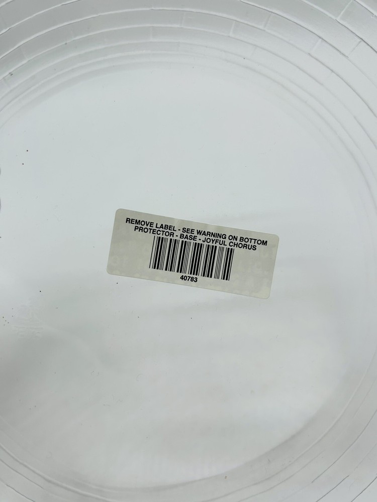 Longaberger Joyful Chorus Plastic Protector Base NEW #40783