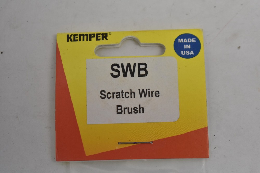 Kemper Tools Scratch Wire Brush 5-1/2" Handle Silver SWB Tool Genuine OEM