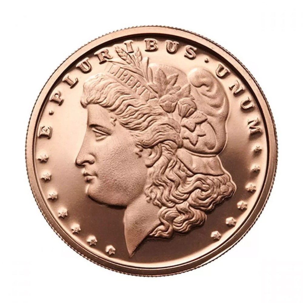 1 oz Copper Round - Morgan Dollar