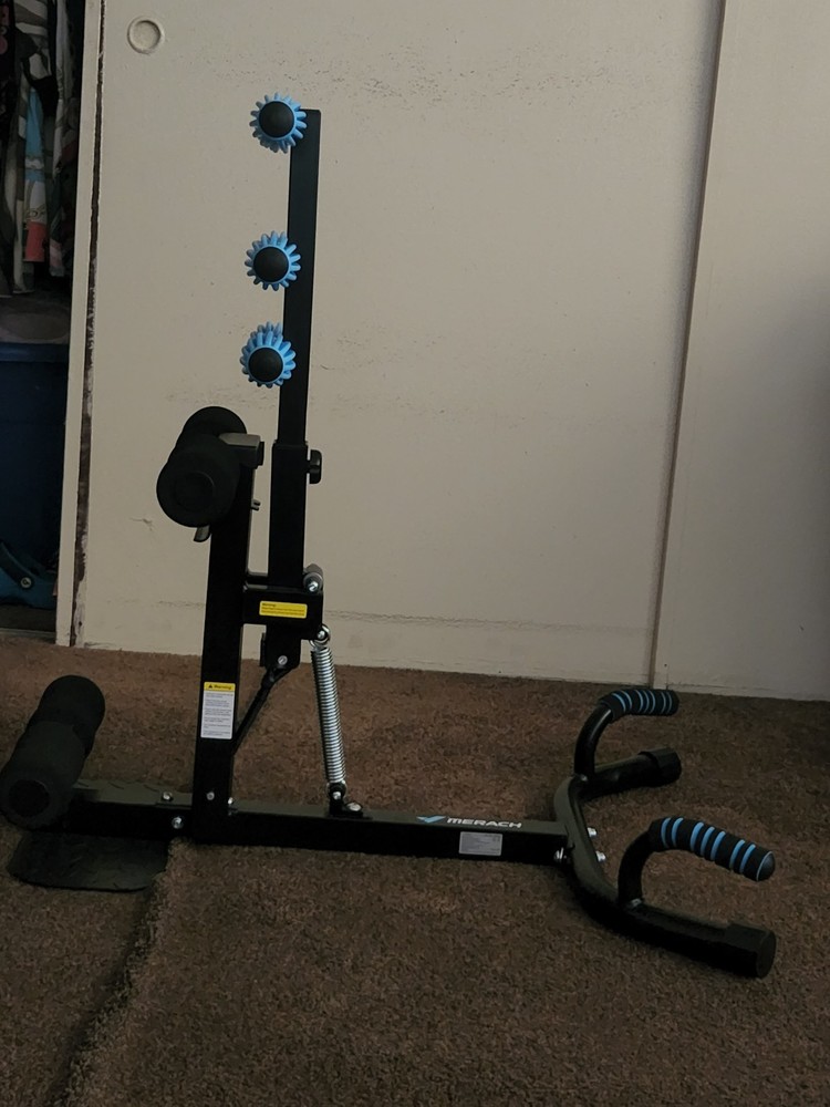 MERACH Deep Squat Machine, Ab Machine, Adjustable Glutes