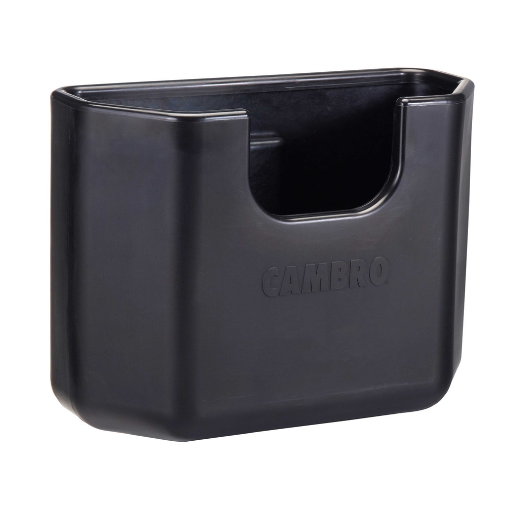 Cambro QCSB110 Quick Connect Black Silverware Bin