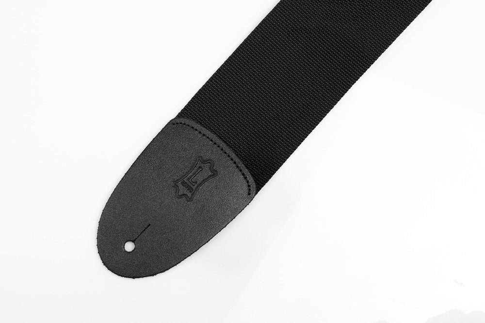 3 Inch Polypropylene Guitar Strap Black Adjustable Instrument Strap