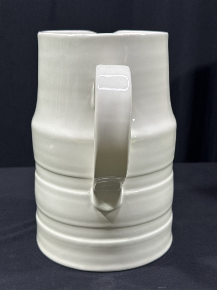 Pottery Barn Healdsburg Pitcher Large White Color 8.5”