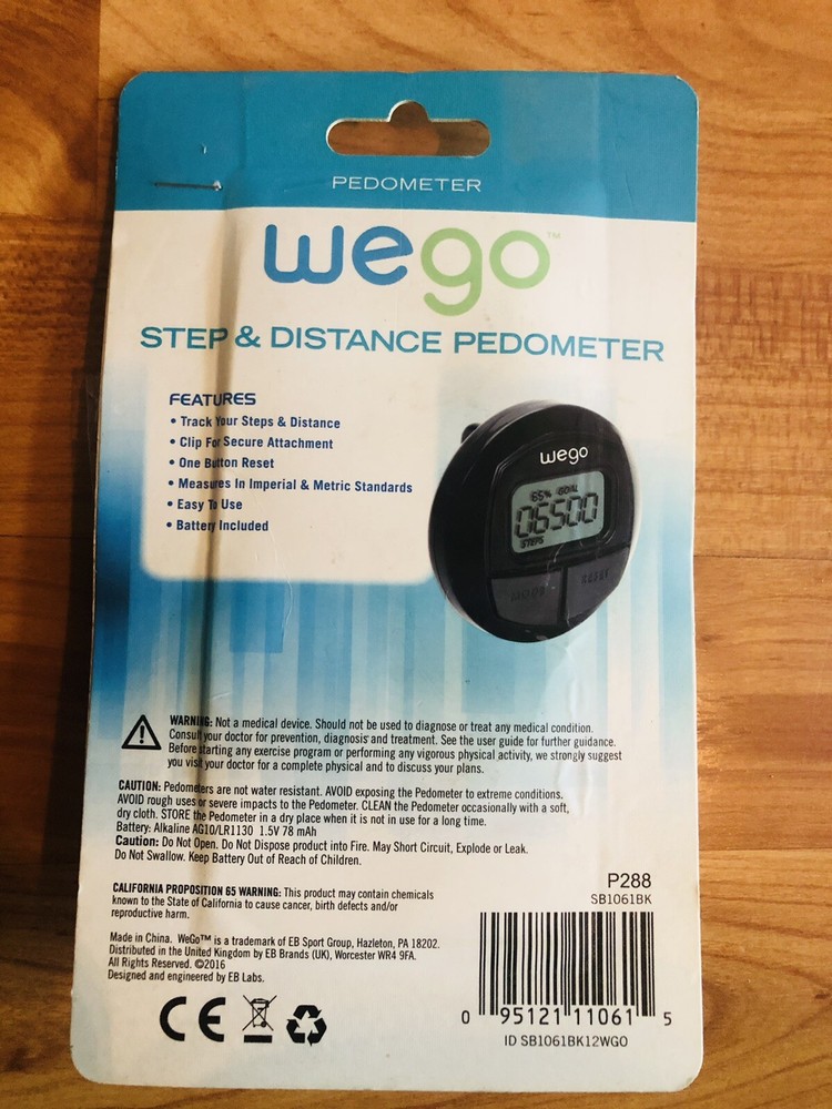 2 Function Sportline Step and Distance Pedometer