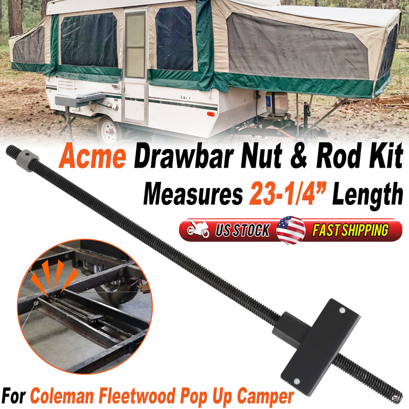 For Coleman Fleetwood Pop Up Camper Acme Drawbar Nut & Rod Kit Whiffle Tree 6731