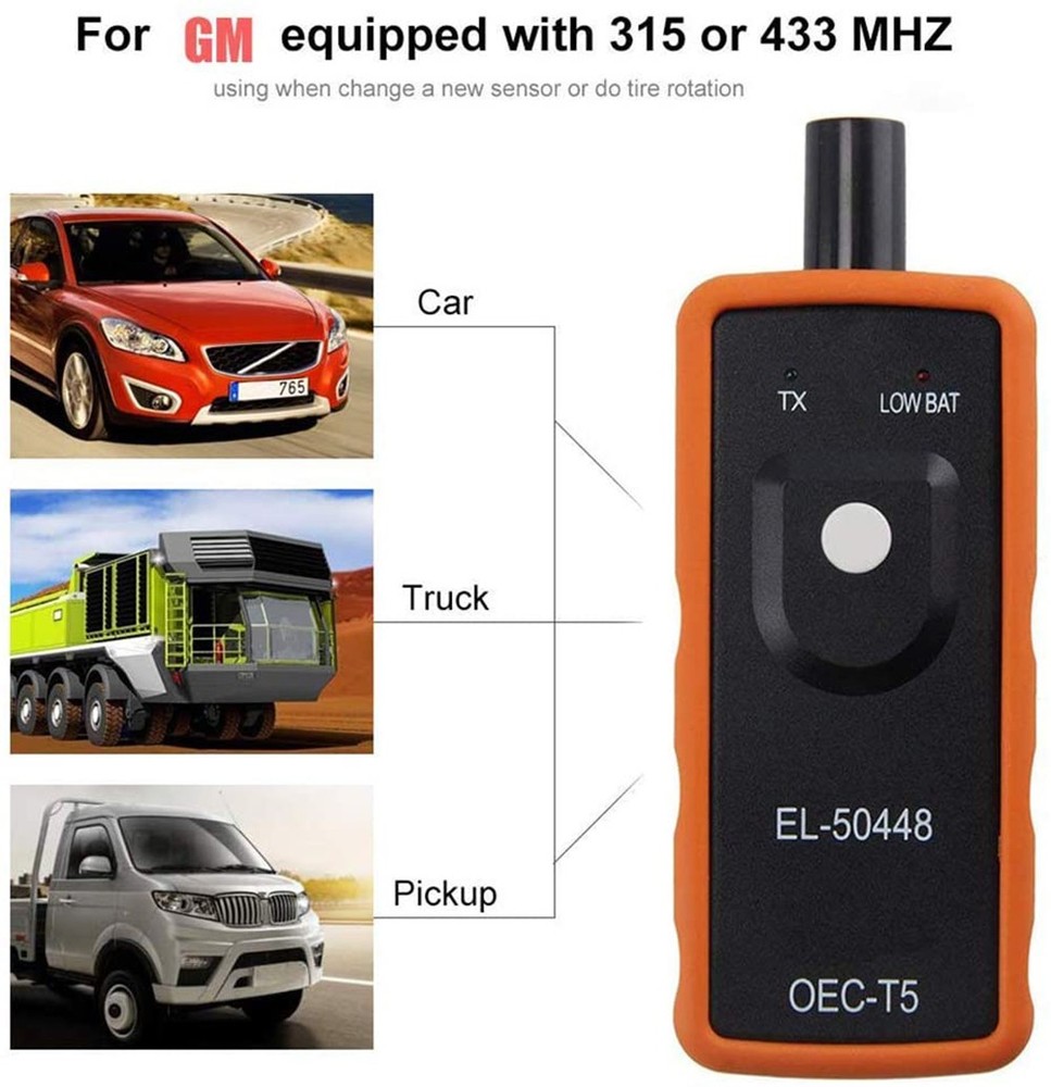 EL50448 TPMS Relearn Tire Sensor Pressure Monitor System Programming Activation