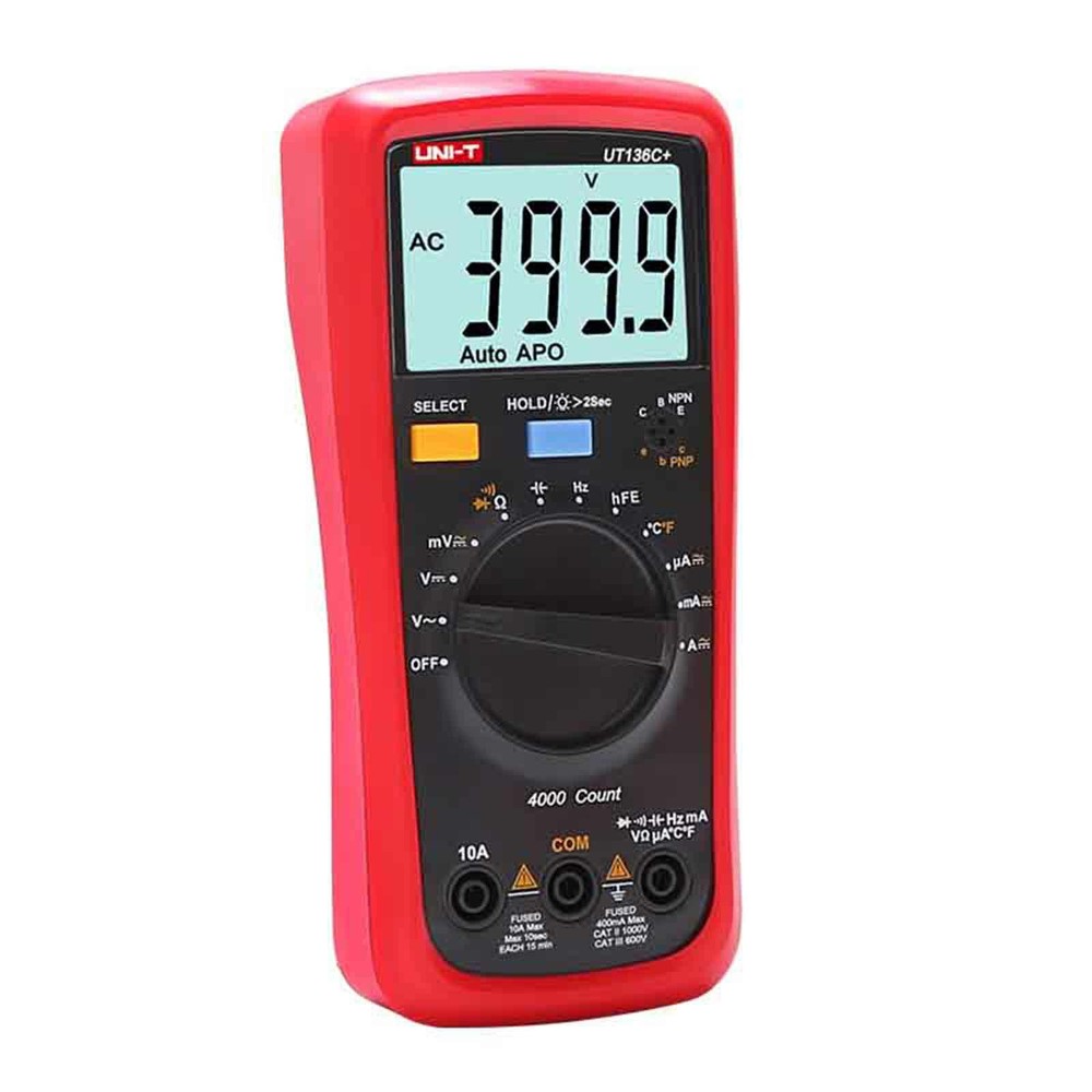 1PC Multimeter Digital multimeter tester AC DC Voltmeter Ammeter UT136C+
