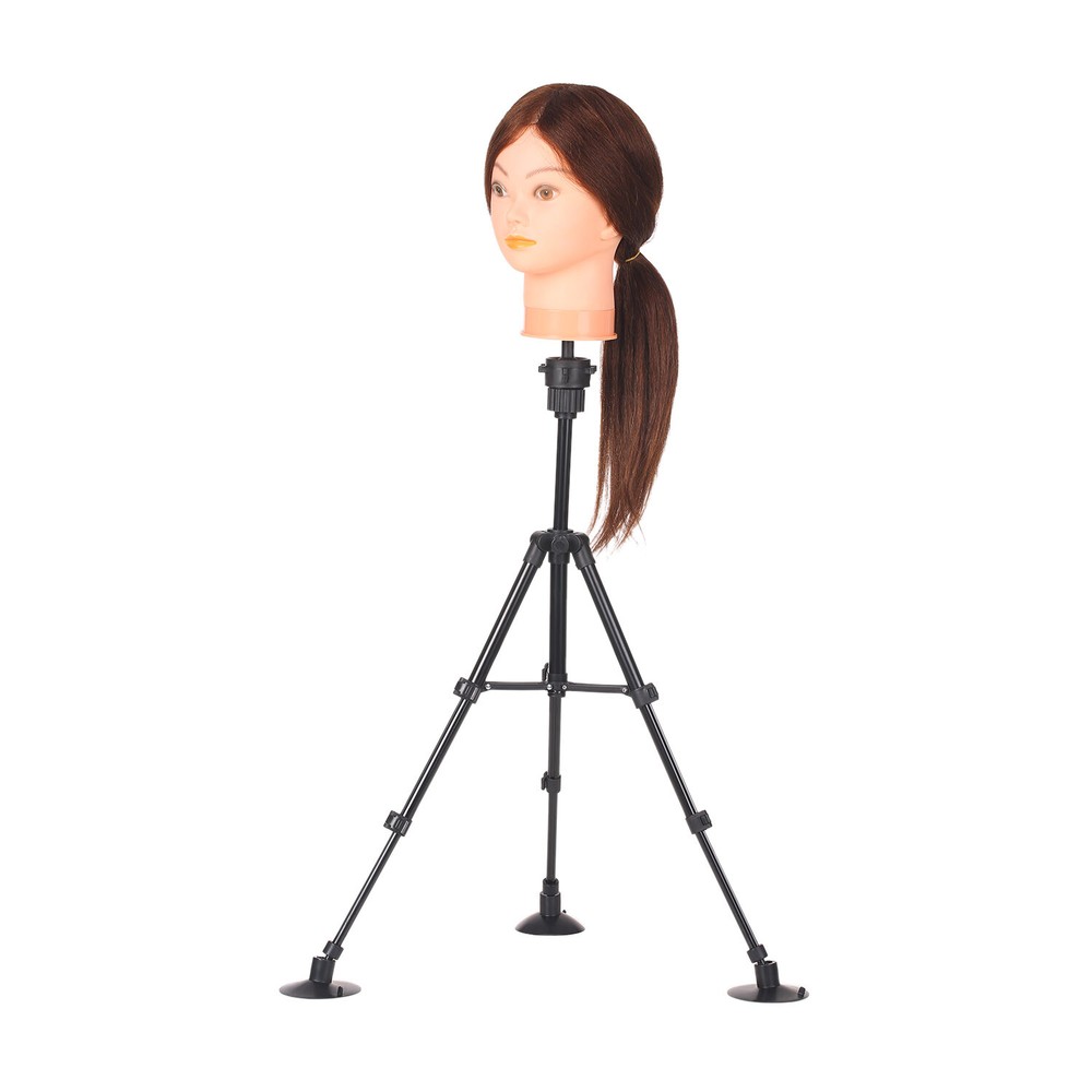 Stand Tripod with Suction Cups Adjustable Mannequin Head Stand Q6V5