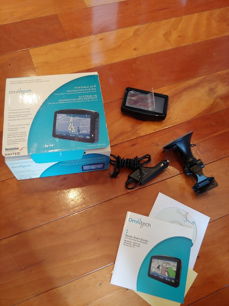 Omnitech 4.3in Portable GPS Model 16878-US