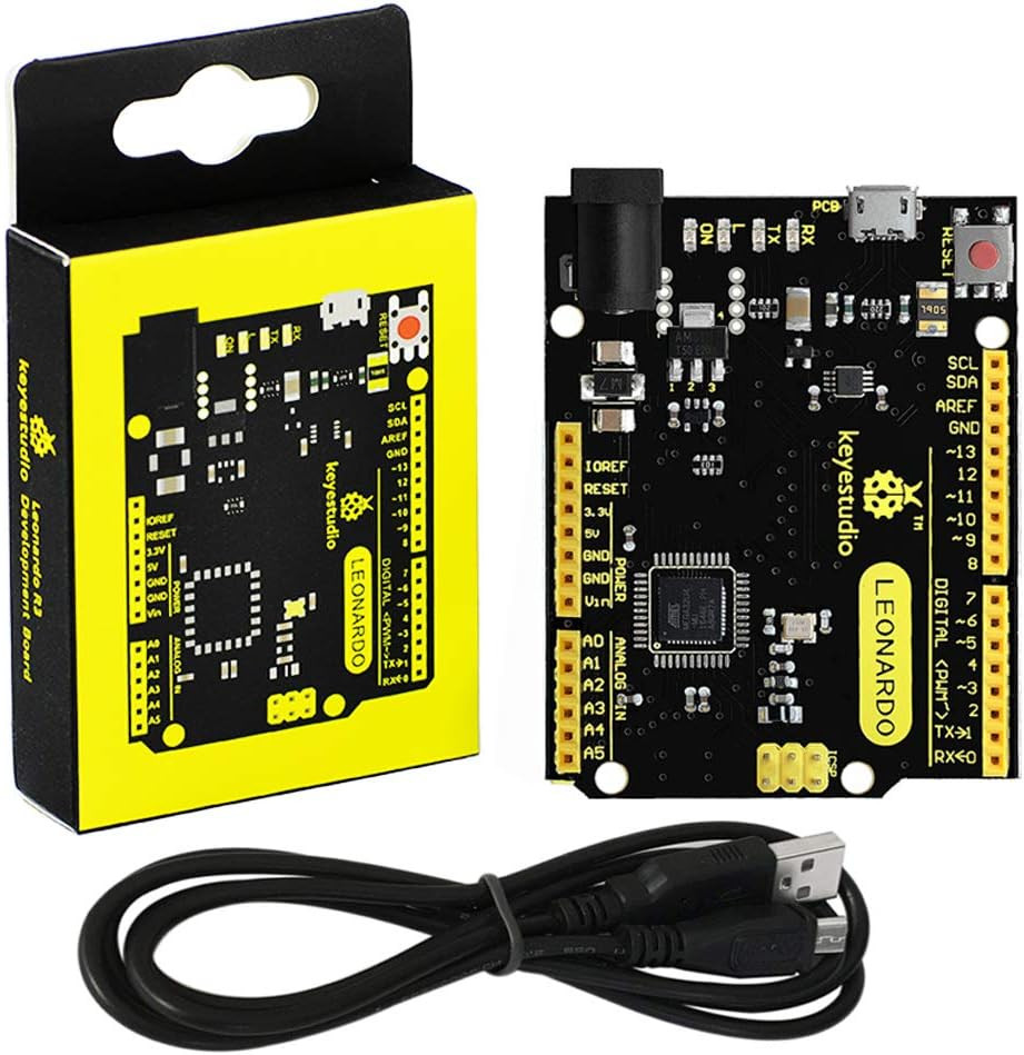 Leonardo R3 Microcontroller Development Board with USB Cable Kit for Arduino Pro