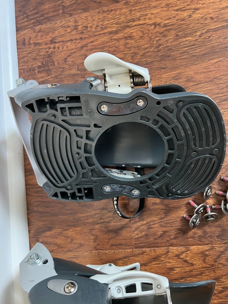 *WOW* Vintage ~Switch Standard X~ Snowboard Step-in Bindings w/Hardware Italian