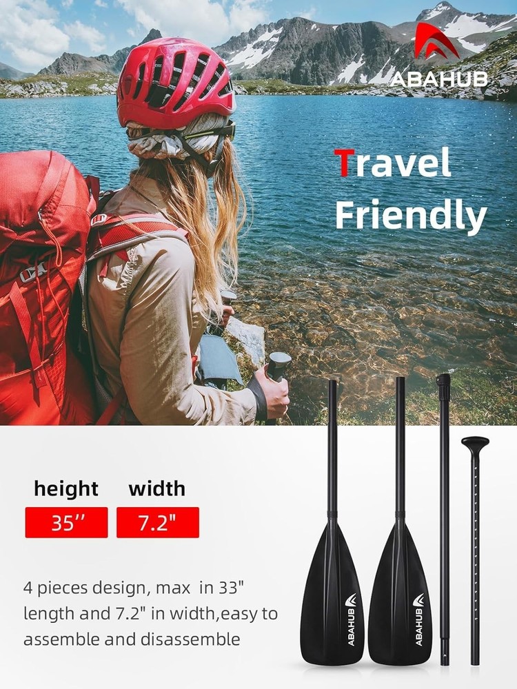 Durable Adjustable Paddle for Paddleboarding & Kayaking - Quick Setup & Reliable