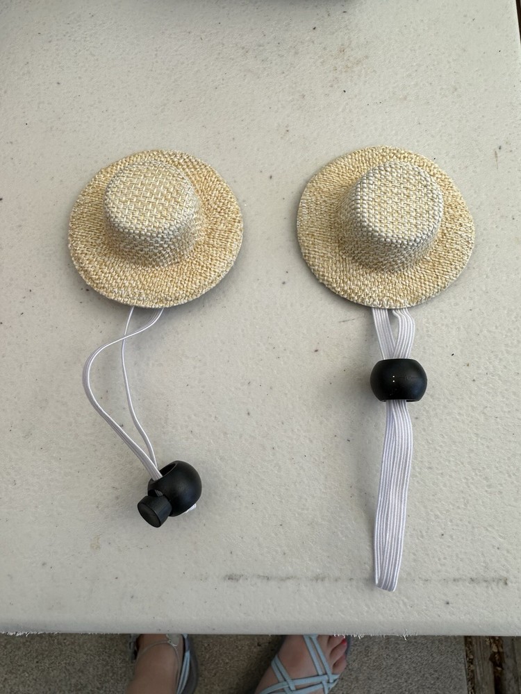 Ferret or reptile straw hats