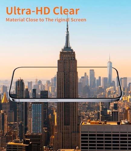 for iPhone AIR Screen Protector, 3-Pack 9H+Tempered Glass, Easy Installation,