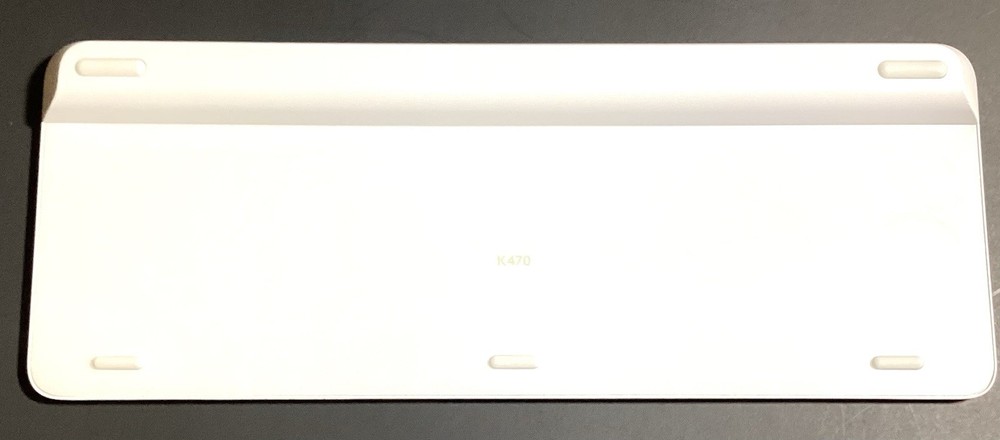 Logitech - K470 Slim Wireless Keyboard - No USB Receiver White