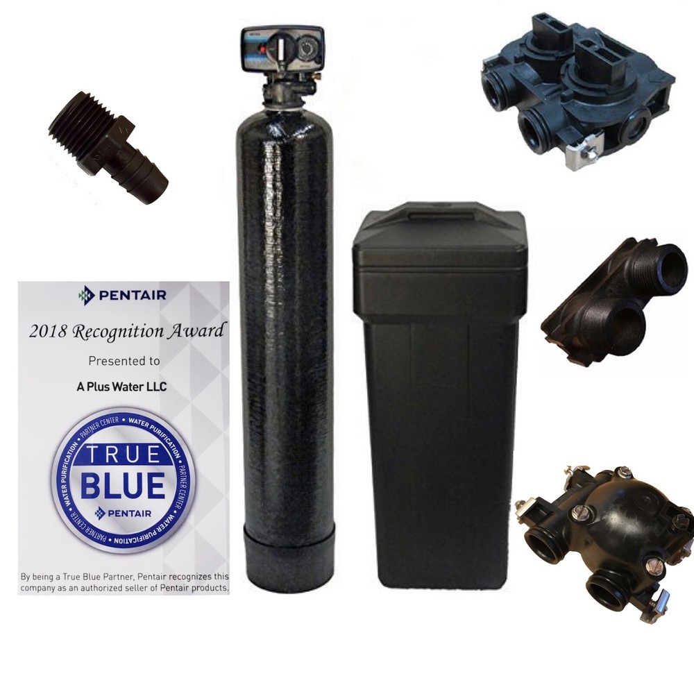 Water Softener 40k Fleck 5600 Metered Softener w/ Turbulator to Remove Iron