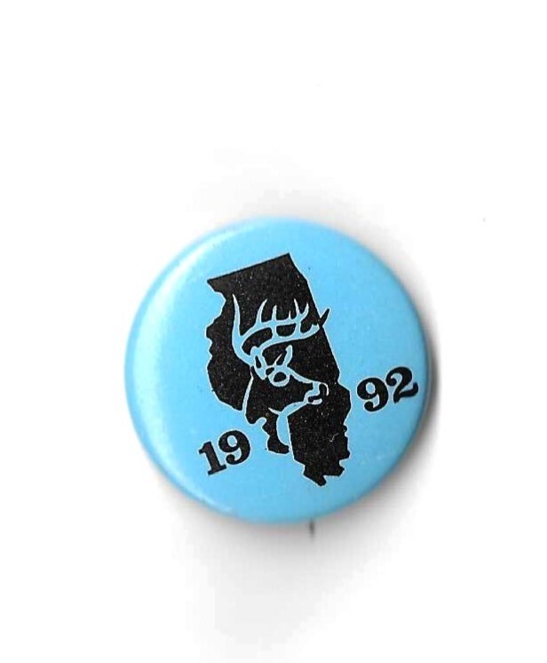 1992 Illinois Deer Shotgun Harvest Pin