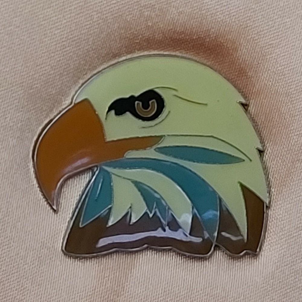 Eagle Head Bird Pin Hat Lapel Trading Pin