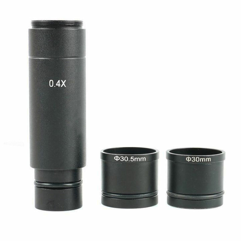 Microscope CCD Camera Reducing Lens 0.4X 0.5X 1X C-Mount Lens with Adapter Ring