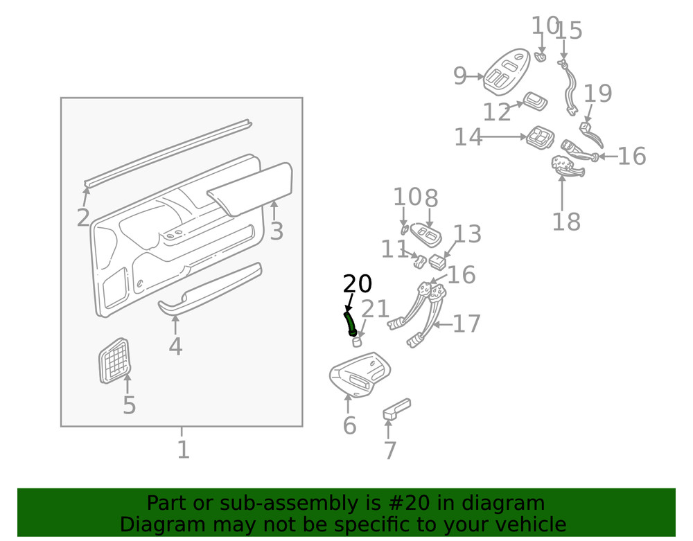 Genuine GM Courtesy Lamp 12125966