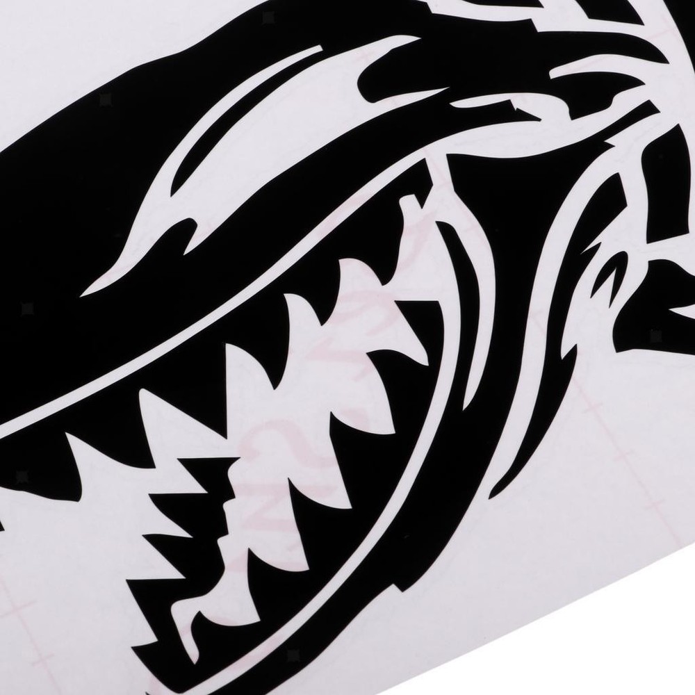 Pack 2 Waterproof Kayak Skeleton Fish Bone Decal Funny Stickers