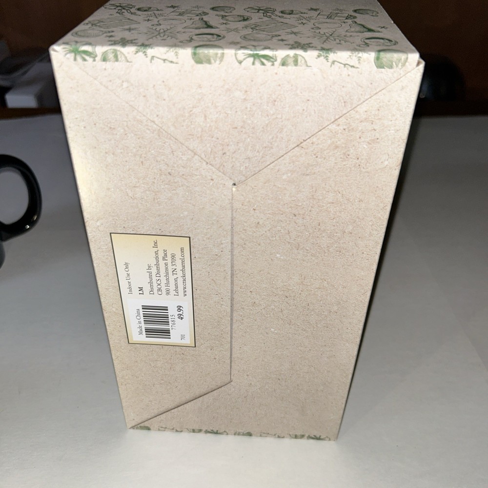 Cracker Barrel - Musical carriage Glitter Globe- New Open Box