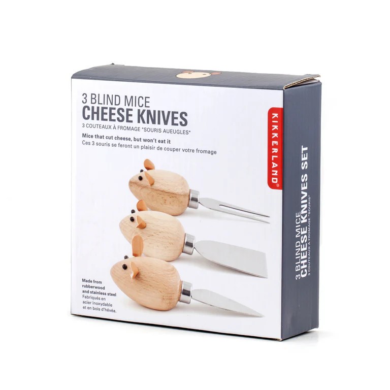 Kikkerland Mouse Cheese Board Set