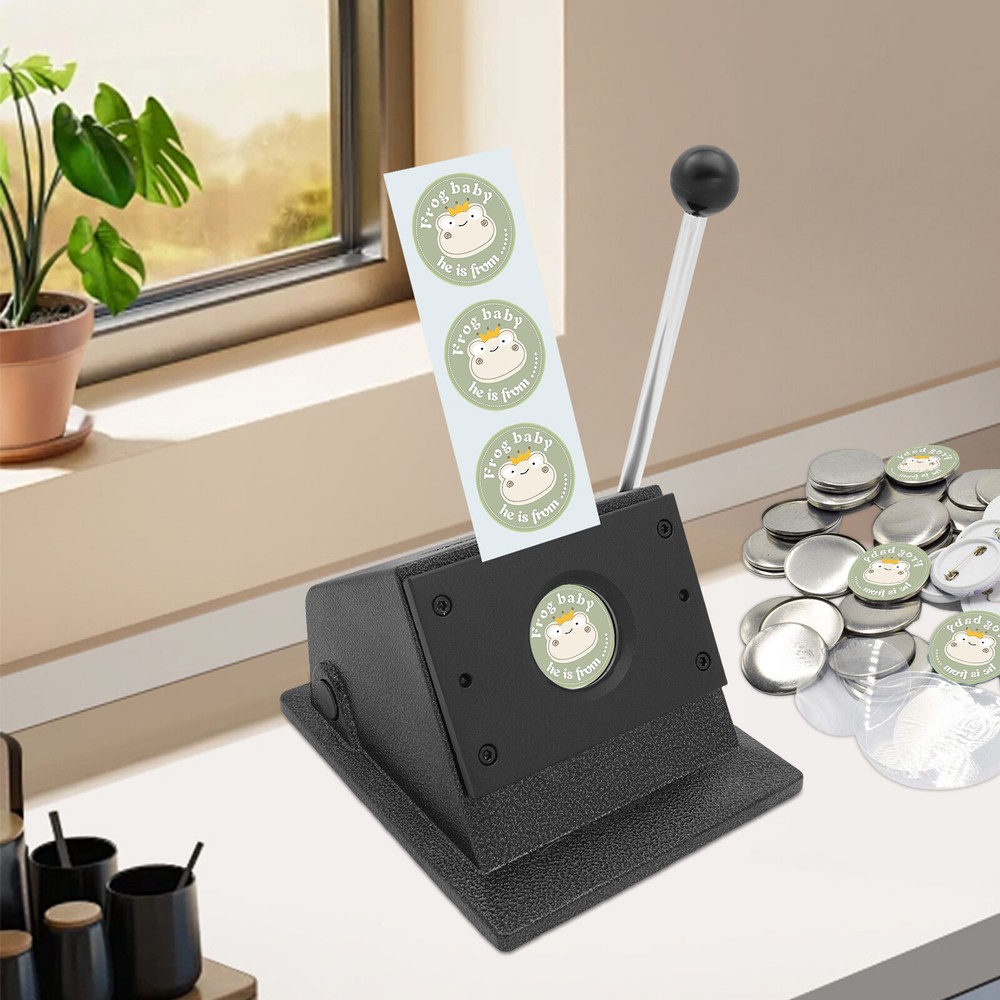 Round Manual Punch Die Cutter Special Die Cutter Button Maker Cutting Machine
