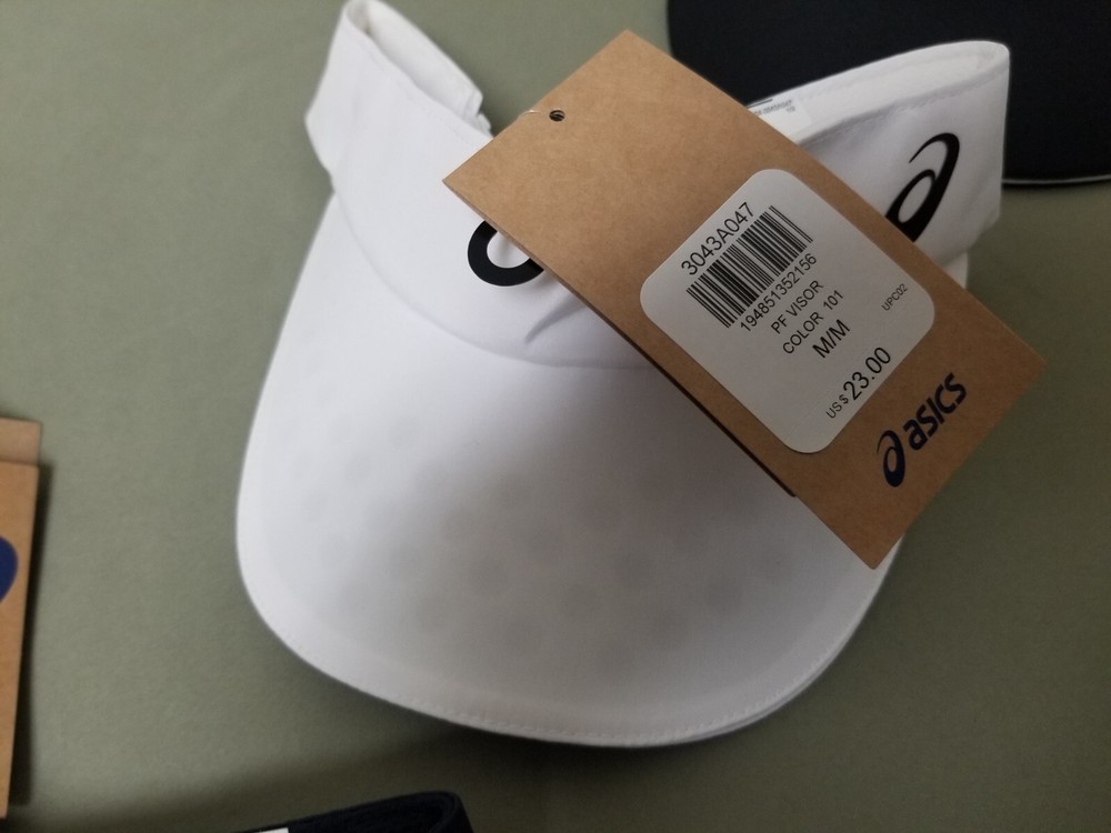 New Asics Adjustable PF Visor. 3 Colors To Choose.