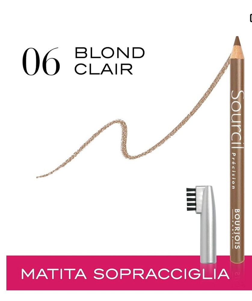 Bourjois Sourcil Precision Eyebrow Pencil 06 Blond Clair NEW
