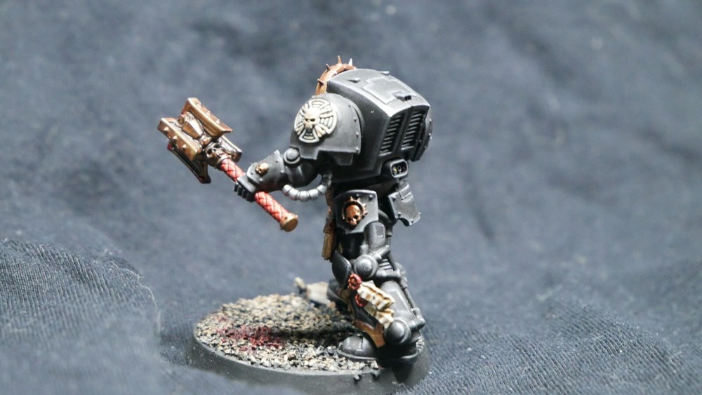 Warhammer 40K Space Marines Chaplain In Terminator Armour - Painted