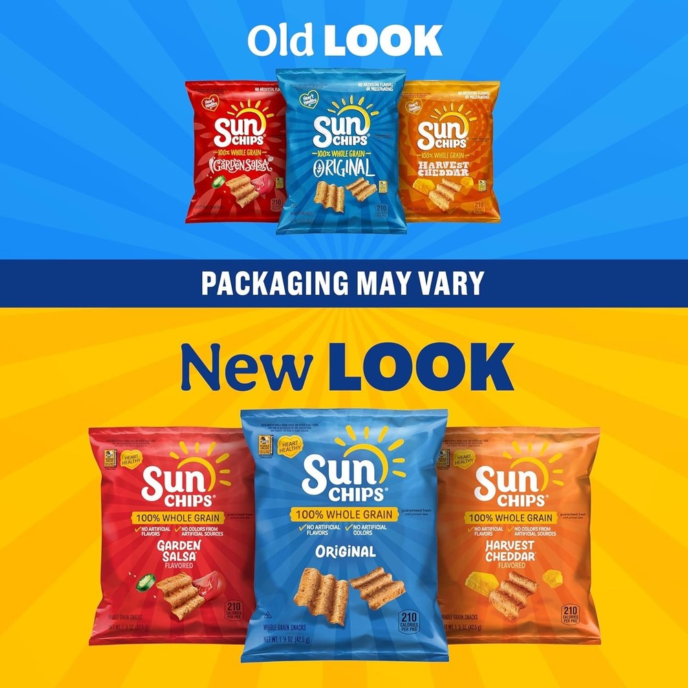 Brand New 100% Whole Grain Chips Variety Pack