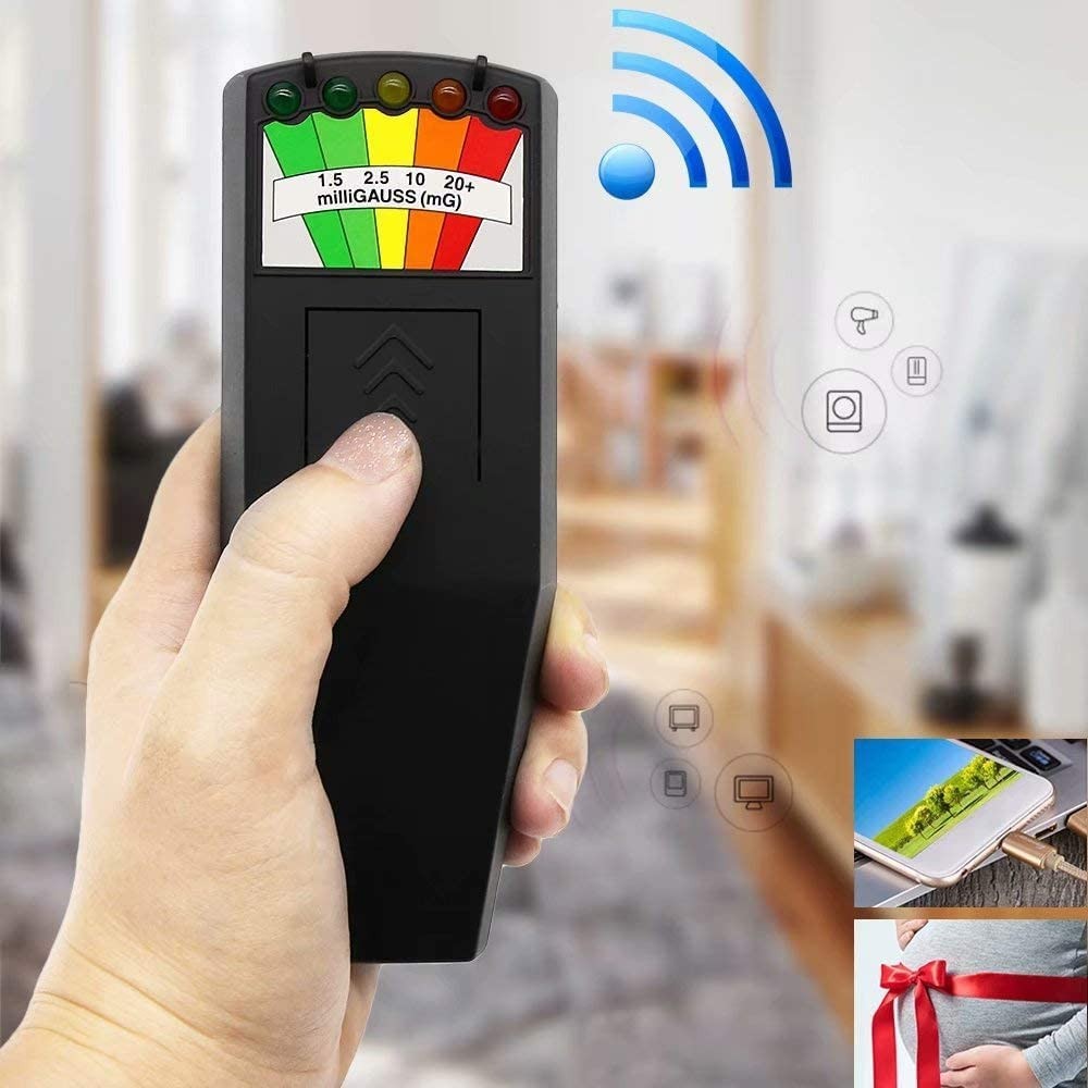 Emf Meter Ghost Hunting: Emf Meter Radiation Detector for EF RF MF - Handheld...