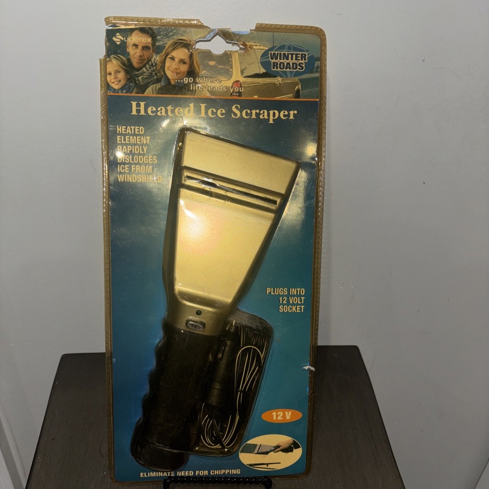 Vintage  Heated Ice Scraper 12 Volt Socket