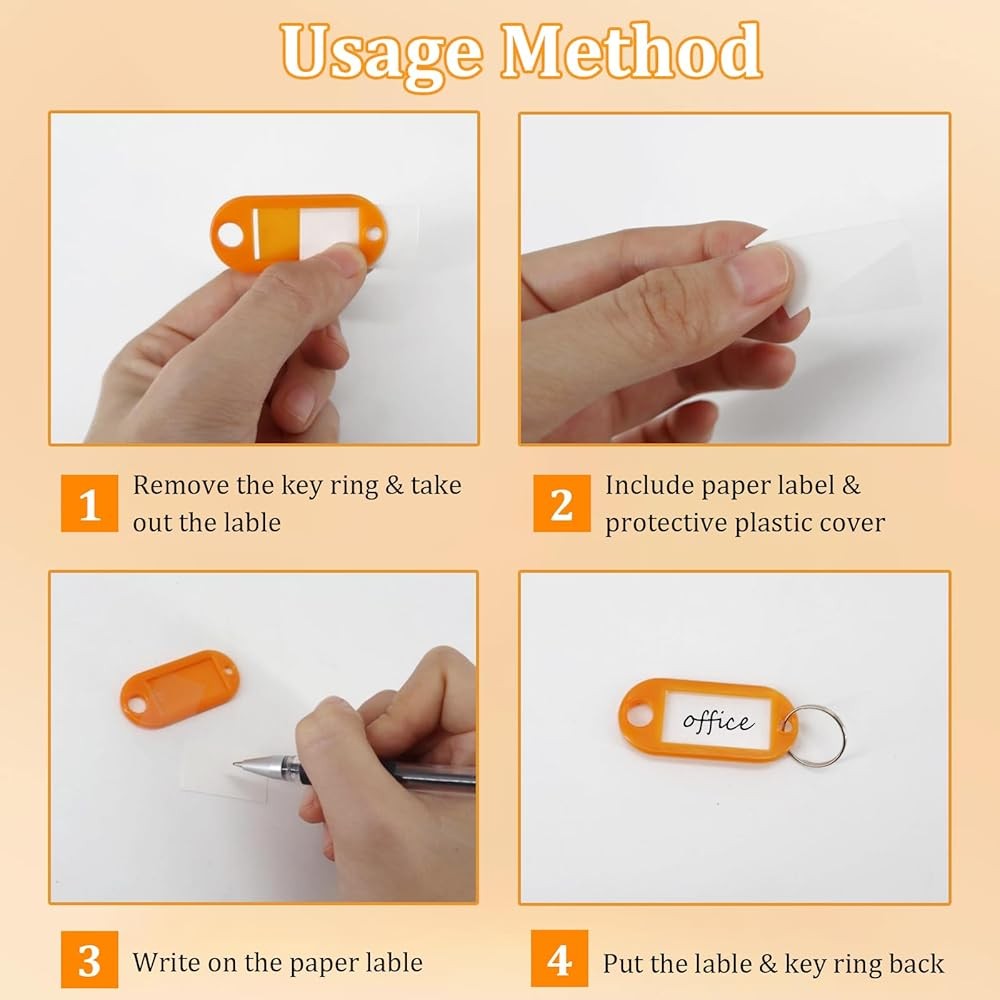 Portable Key Organizer with Handle, Fireproof and Waterproof Key Case, Key